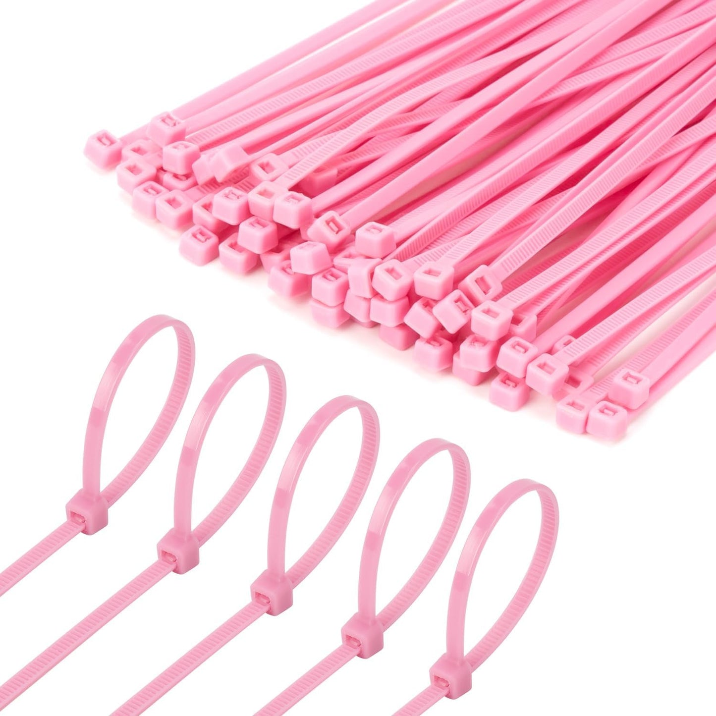 Armpow 8 Inch Garden Green Zip Tie 1000 PCS, 40 Lbs - Small to Medium Zip Tie, Nylon PA66 UV Resistant Cable Tie Heavy Duty for Indoor and Outdoor Use - Ideal for bundling and securing objects