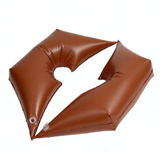 Polyhedron Tree Watering Ring, Tree Watering Bag Slow Release - PP 19 Gallon Deep Root Drip Irrigation Watering Split-Type, Suitable for Trees, Plants, and Gardens of All Sizes (1, Brown)