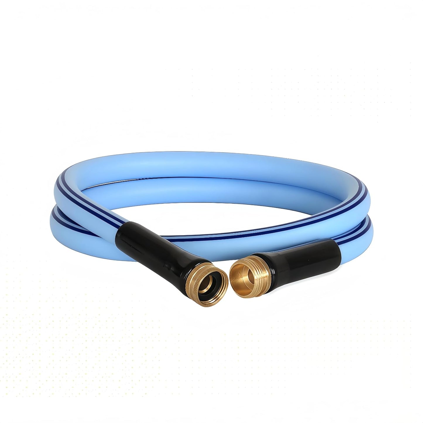 Atlantic Female to Female Heavy Duty Garden Hose 5/8 Inch x 2 ft Black Water Hose Short Connection Leader Hose 2 Foot - Colors B