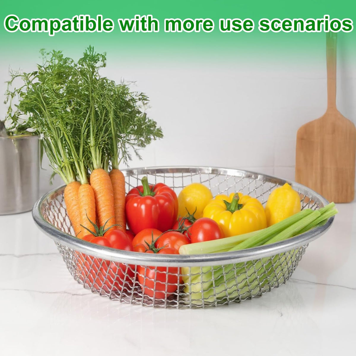 2 Pack Soil Sifter for Gardening - Rock Compost Sand Sifter Fits 5-Gallon Buckets 1/4 Inch & 1/8 Inch Mesh Sifting Screen Sieve for Gravel, Dirt, Sawdust with Repotting Mat