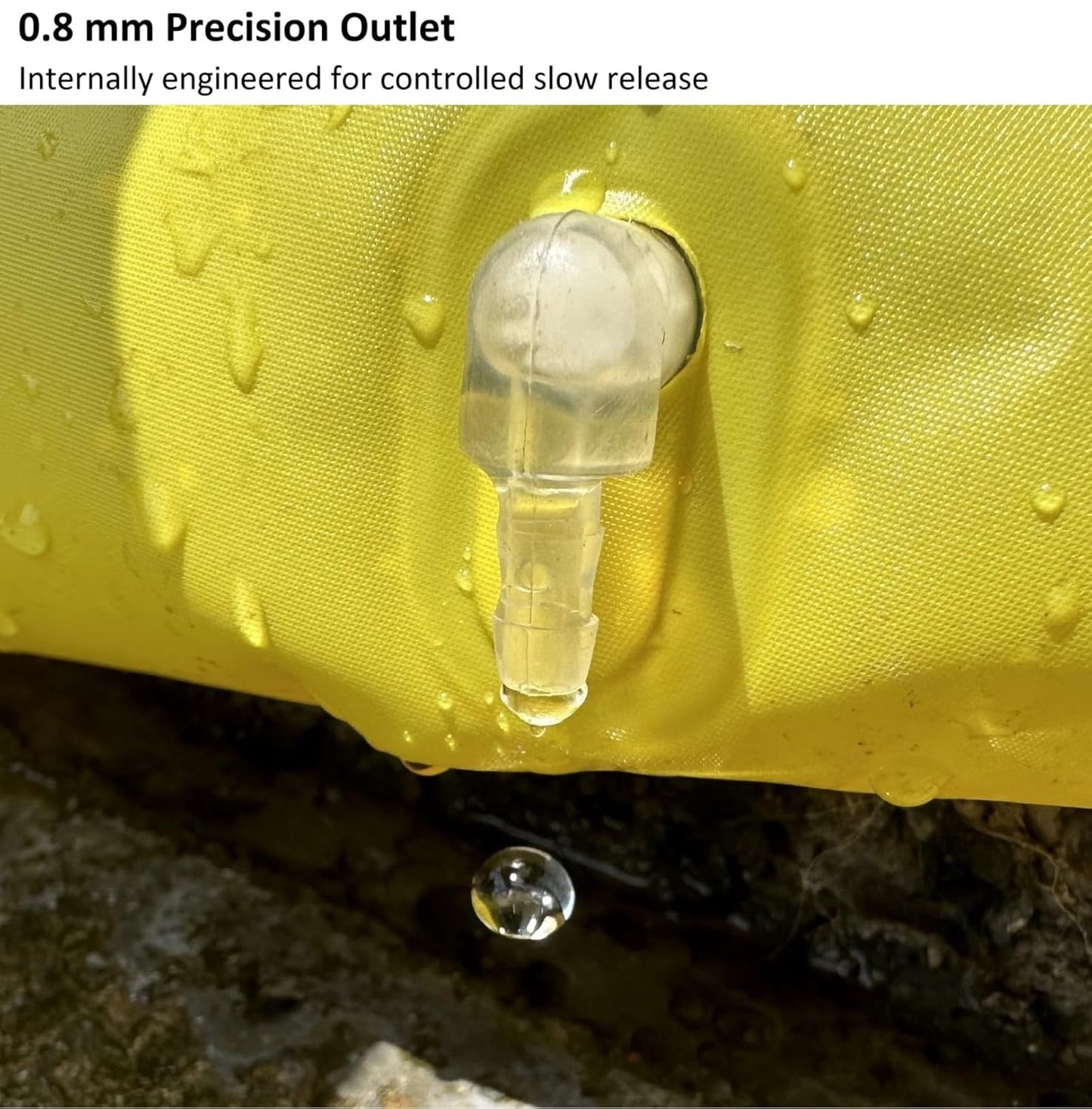Slow Release Ring-Style Tree Watering Bag - 15 Gallon Watering Ring for Trees, Discipline Essentials (2 Pack, Blue/Yellow)