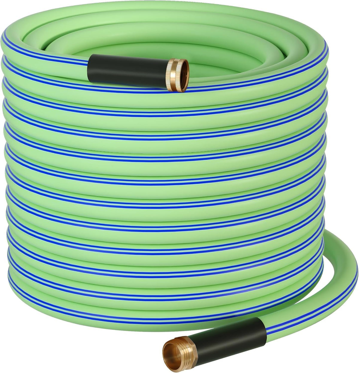 Atlantic Female to Female Heavy Duty Garden Hose 5/8 Inch x 2 ft Black Water Hose Short Connection Leader Hose 2 Foot - Colors C