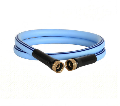Atlantic Female to Female Heavy Duty Garden Hose 5/8 Inch x 2 ft Black Water Hose Short Connection Leader Hose 2 Foot - Colors A
