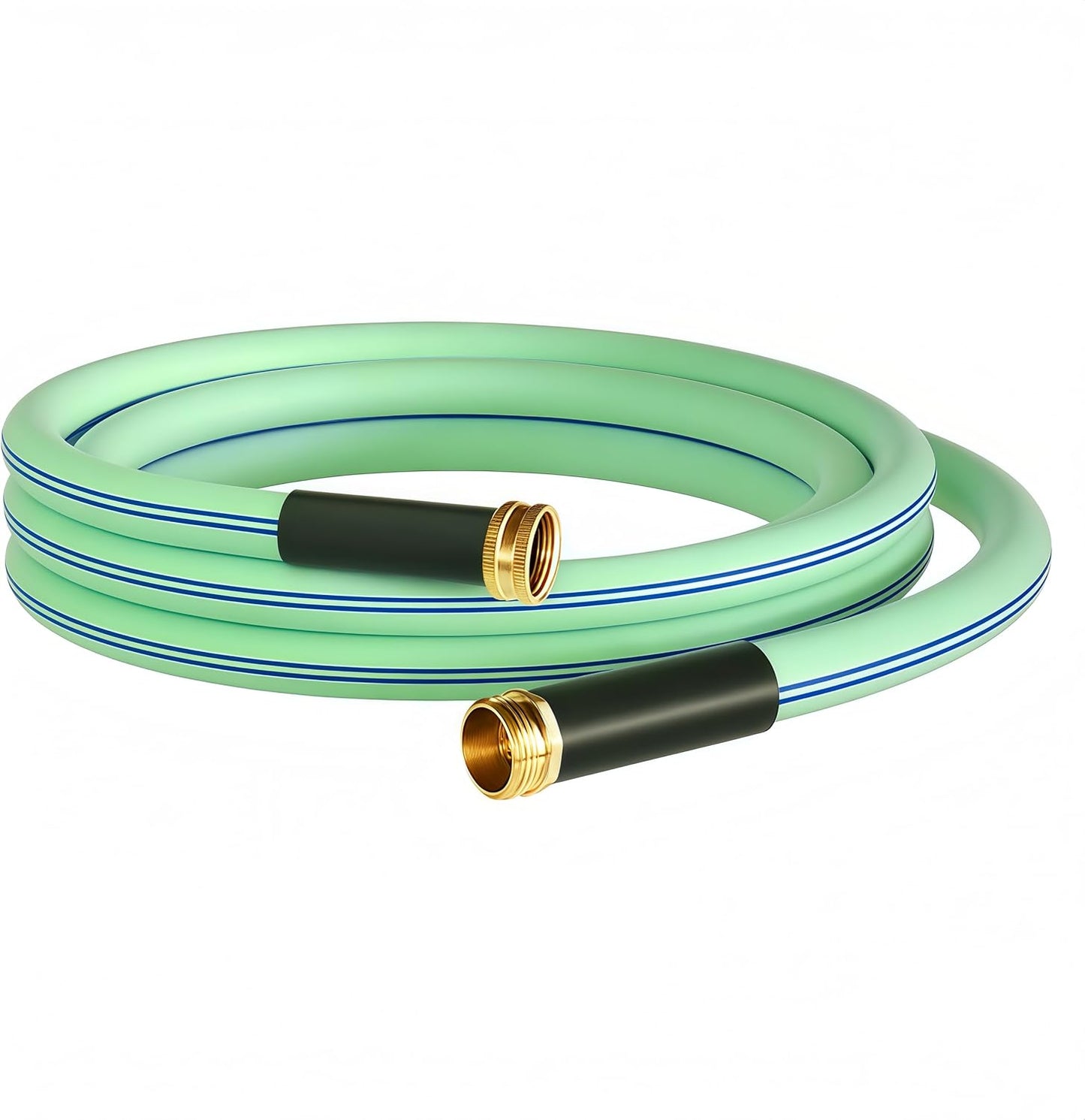 Atlantic Female to Female Heavy Duty Garden Hose 5/8 Inch x 2 ft Black Water Hose Short Connection Leader Hose 2 Foot - Colors C