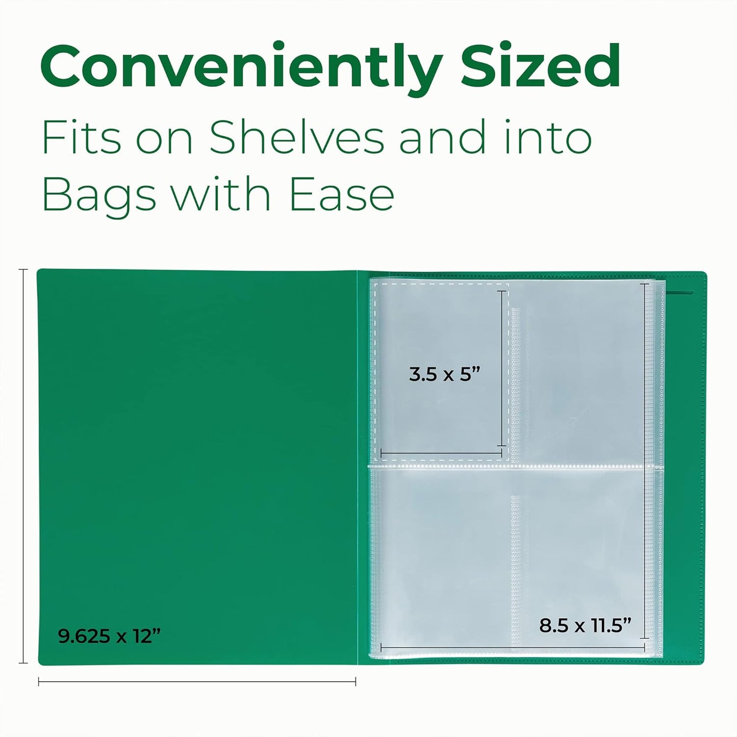 Samsill 50 Pack Heavy Weight 4 Pocket Garden Seeds Storage Clear Sheet Protectors, Seed Organizer, Each Pocket Measures 3.5" x 5.25", Fits in Standard 3 Ring Binder