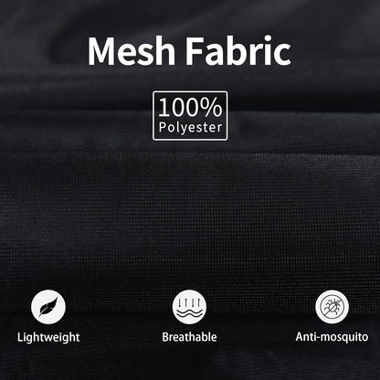 Mosquito Netting Suit Bug Net Mesh Clothing with Hood Outdoor Garden Hunting Camo Protection from Fly Insects Bugs