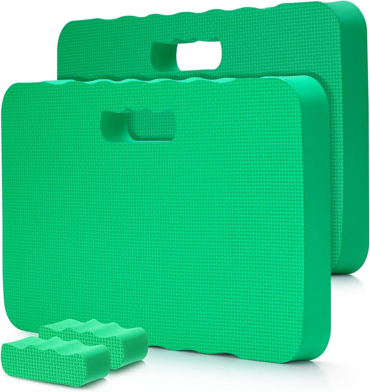 Ohuhu Premium Thick Kneeling Pad, 2-Pack Large Comfortable Gardening Knee Mat with 2 Different Surfaces, Extra Thick Knee Cushion Kneeler for Gardening Work Baby Praying, Gifts for Women Men Seniors