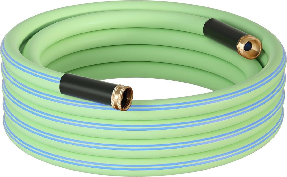 Atlantic Female to Female Heavy Duty Garden Hose 5/8 Inch x 2 ft Black Water Hose Short Connection Leader Hose 2 Foot - Colors C