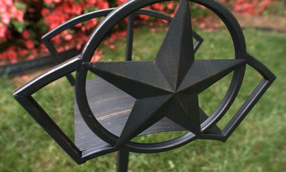 Liberty Garden 117 Star Metal Garden Hose Stand, 125-Foot Capacity Bronze