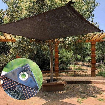 winemana 70% Shade Cloth 10x20 FT - Durable UV Blocking Mesh Tarp for Garden, Patio, Greenhouse & Chicken Coop - Sun Shade Cover with Grommets for Plants, Dog Kennel, Outdoor Use
