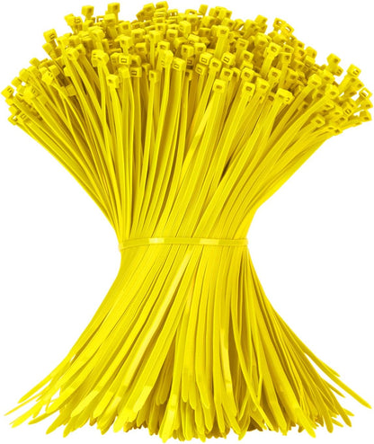 Armpow 8 Inch Garden Green Zip Tie 1000 PCS, 40 Lbs - Small to Medium Zip Tie, Nylon PA66 UV Resistant Cable Tie Heavy Duty for Indoor and Outdoor Use - Ideal for bundling and securing objects