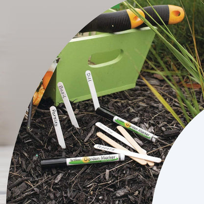 Artline 780 Garden Markers for Outdoor | Waterproof | Black | 0.8 mm Writing Width | Convenient 3 Pack
