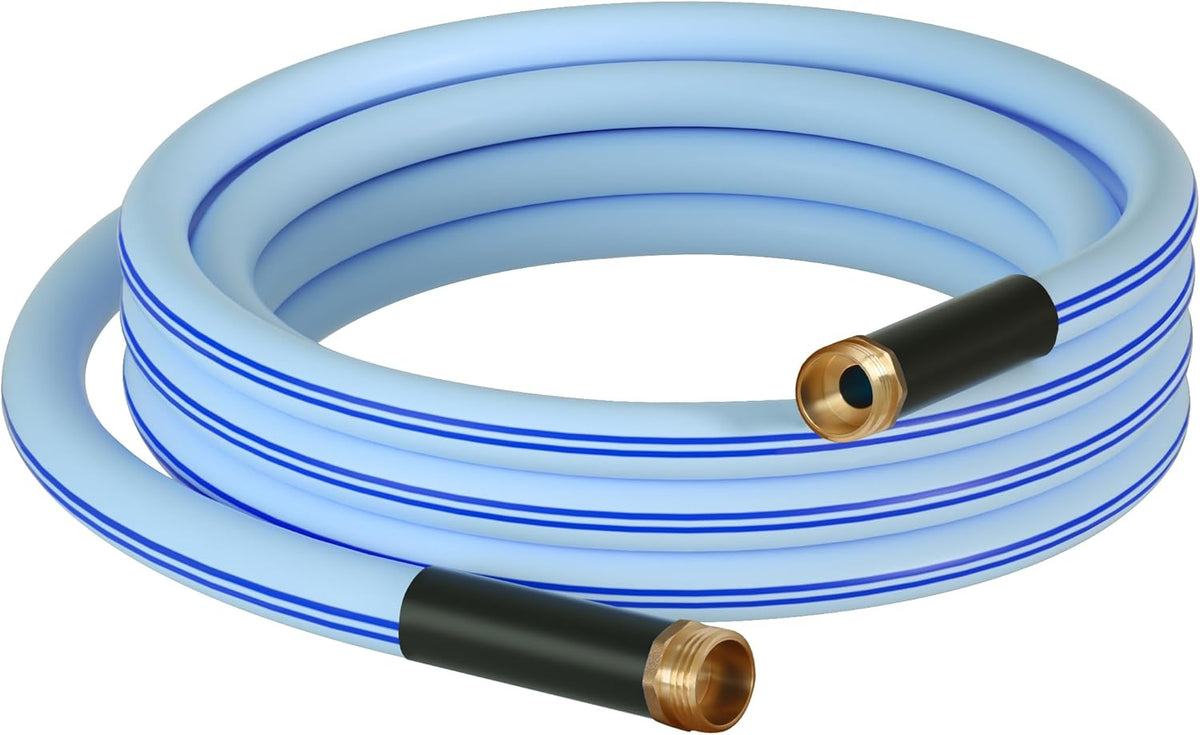 Atlantic Female to Female Heavy Duty Garden Hose 5/8 Inch x 2 ft Black Water Hose Short Connection Leader Hose 2 Foot - Colors B