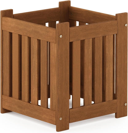 Furinno FG17478 Tioman Outdoor Patio Furniture Hardwood Potting Bench, Natural