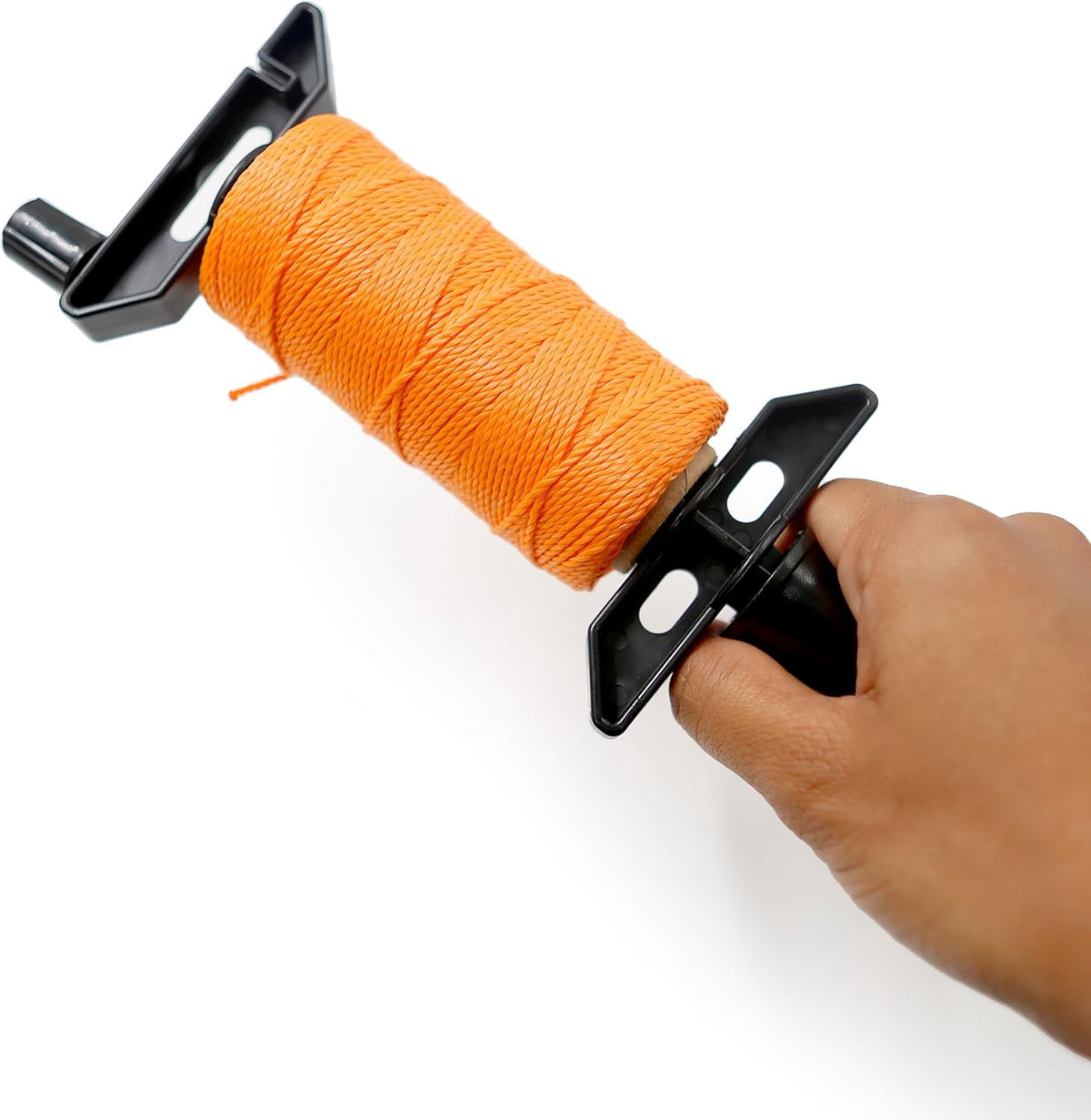 Mason Line String Reel 260FT, 390FT, 780FT, 1500FT, 2300FT, Durable Construction Twine for Laying Bricks, Blocks, Fences in Gardening, DIY & Landscaping Projects (Orange, 262 Ft)