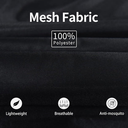 Mosquito Netting Suit Bug Net Mesh Clothing with Hood Outdoor Garden Hunting Camo Protection from Fly Insects Bugs