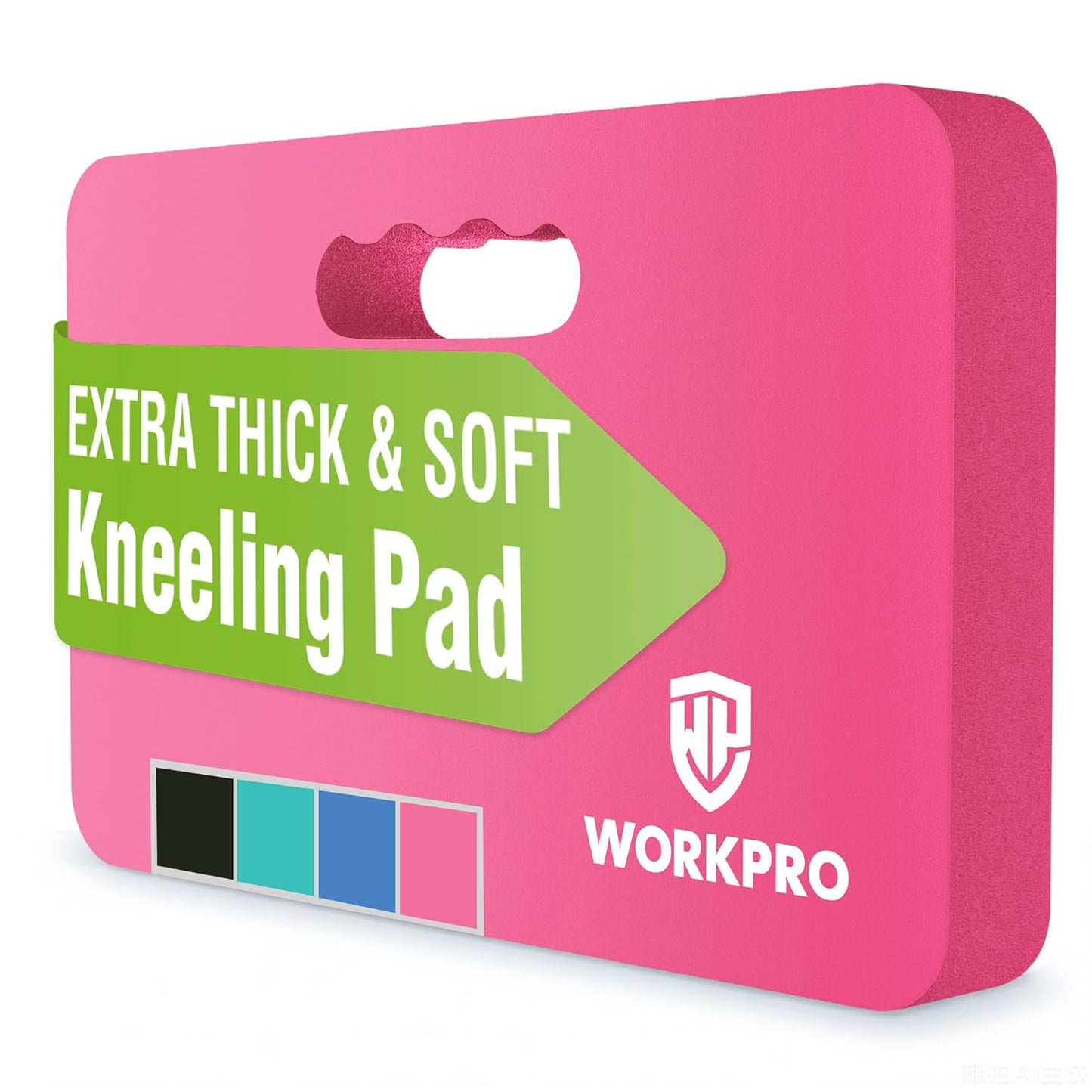 WORKPRO Extra Thick Kneeling Pad, Soft NBR Foam Cushioning for Knee, Large Foam Kneeler Mat for Gardening, Bathing Baby, Exercise, Workout Supplies, 17.5 x 11 x 1.5 in, Black