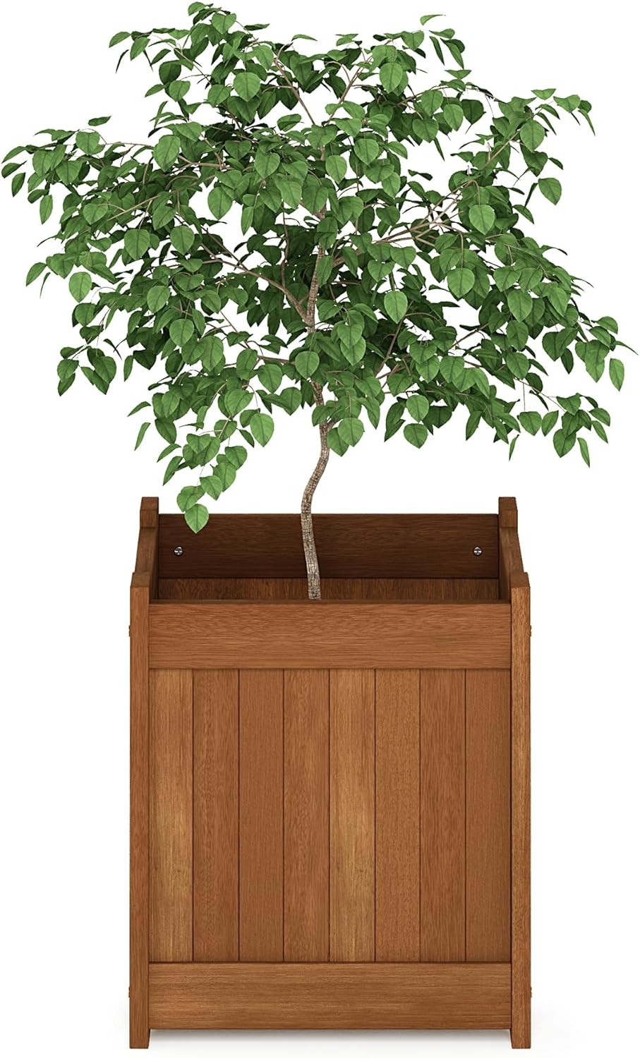 Furinno FG17478 Tioman Outdoor Patio Furniture Hardwood Potting Bench, Natural