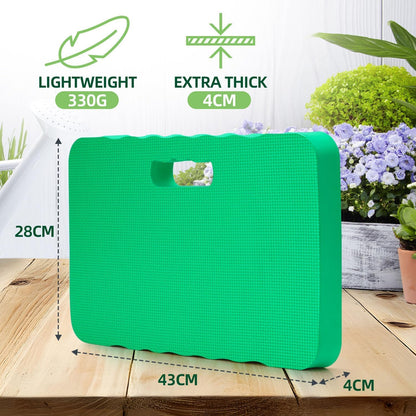 Ohuhu Premium Thick Kneeling Pad, 2-Pack Large Comfortable Gardening Knee Mat with 2 Different Surfaces, Extra Thick Knee Cushion Kneeler for Gardening Work Baby Praying, Gifts for Women Men Seniors