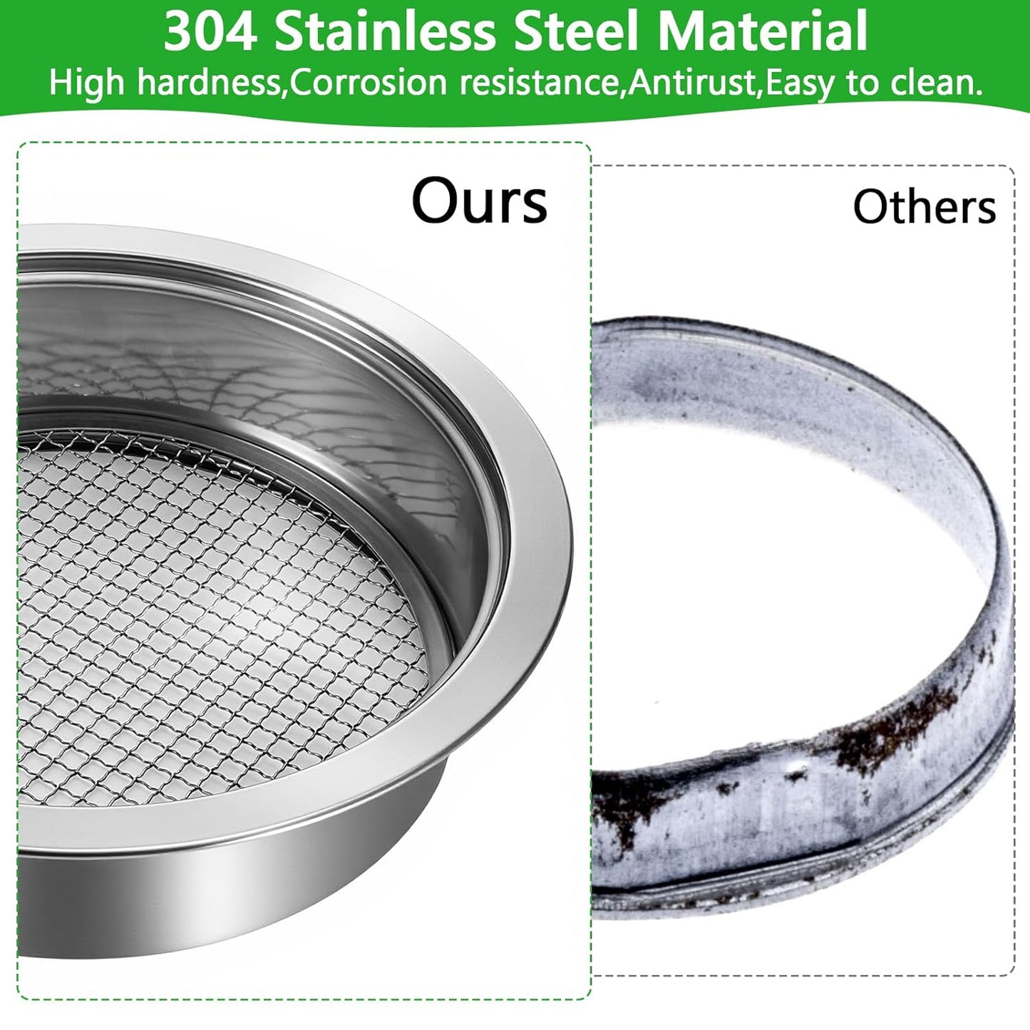 Kifmurase Stainless Steel Soil Sifter for Gardening, Sand Sifter Tool with Interchangeable Mesh Screens(1,3,6,9,12mm) and Scoop Shovel, Bonsai Soils Scoops Set, Garden Sieve Soils Sifters for Gravel