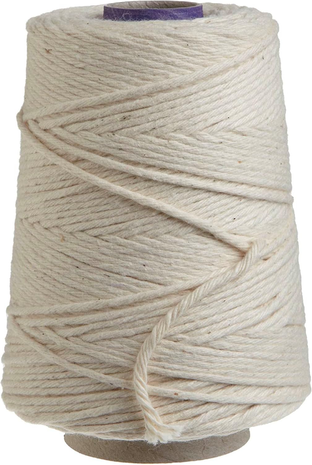 Regency Wraps Butchers Cooking Twine on Holder with Cutter, Heavy Duty, 500ft, 16 Ply, 2.4mm Food-Safe Cotton Kitchen String for Turkey Trussing, Meat Prep, Crafting