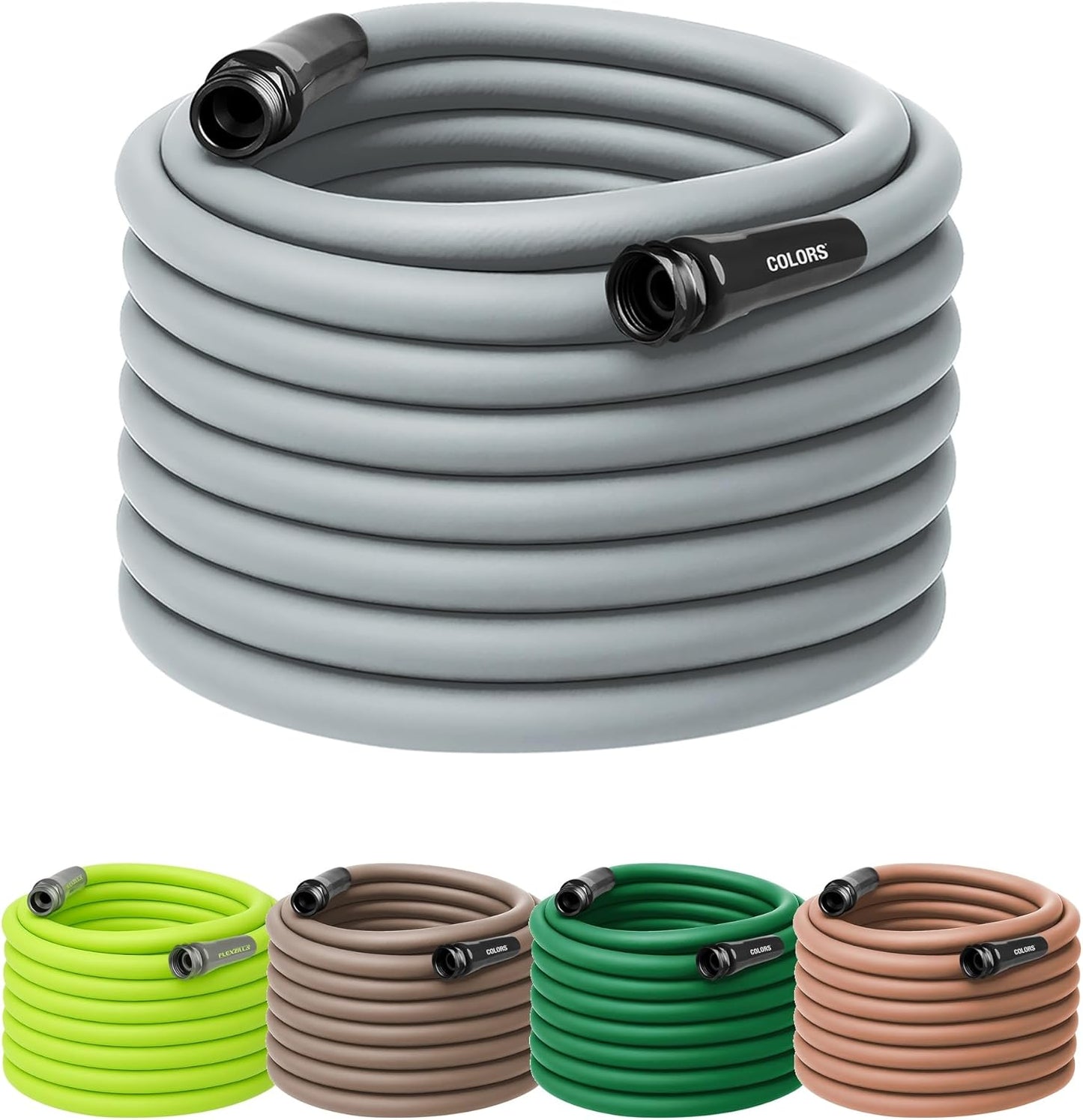 Flexzilla Garden Hose 5/8 in. x 50 ft., Lightweight All-Weather Water Hose, Durable and Flexible, Leak-Free Connections