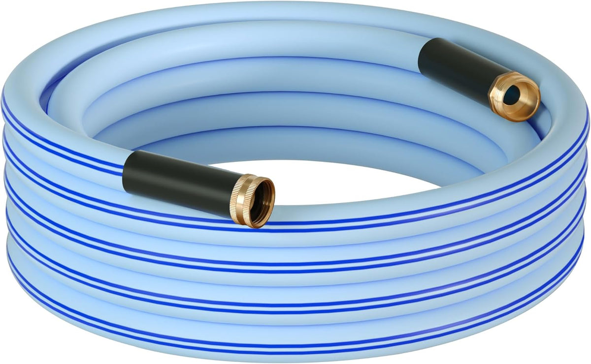Atlantic Female to Female Heavy Duty Garden Hose 5/8 Inch x 2 ft Black Water Hose Short Connection Leader Hose 2 Foot - Colors B