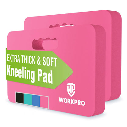 WORKPRO Extra Thick Kneeling Pad, Soft NBR Foam Cushioning for Knee, Large Foam Kneeler Mat for Gardening, Bathing Baby, Exercise, Workout Supplies, 17.5 x 11 x 1.5 in, Black