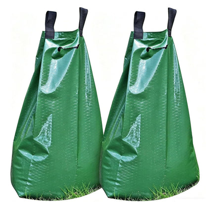 Slow Release PE Tree Watering Bag Ring Bladders Water Deep Automatic Drip Irrigation Drippers Root Waterer Globe Soaker for New Plant Trees Trunk 20 Gallon (1 Pack)