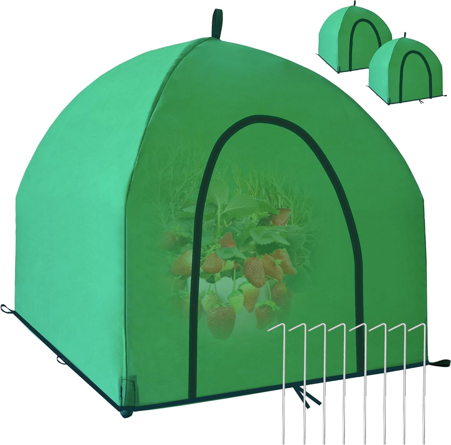 40″*40″*31″ Winter Plant Warm Covers - Raised Bed Cover, Garden Row Accelerator, Warm Tent Freeze Protection Humidity Domes for Germination, Seedling Propagation Protecting Plants from Animals 2 PCS