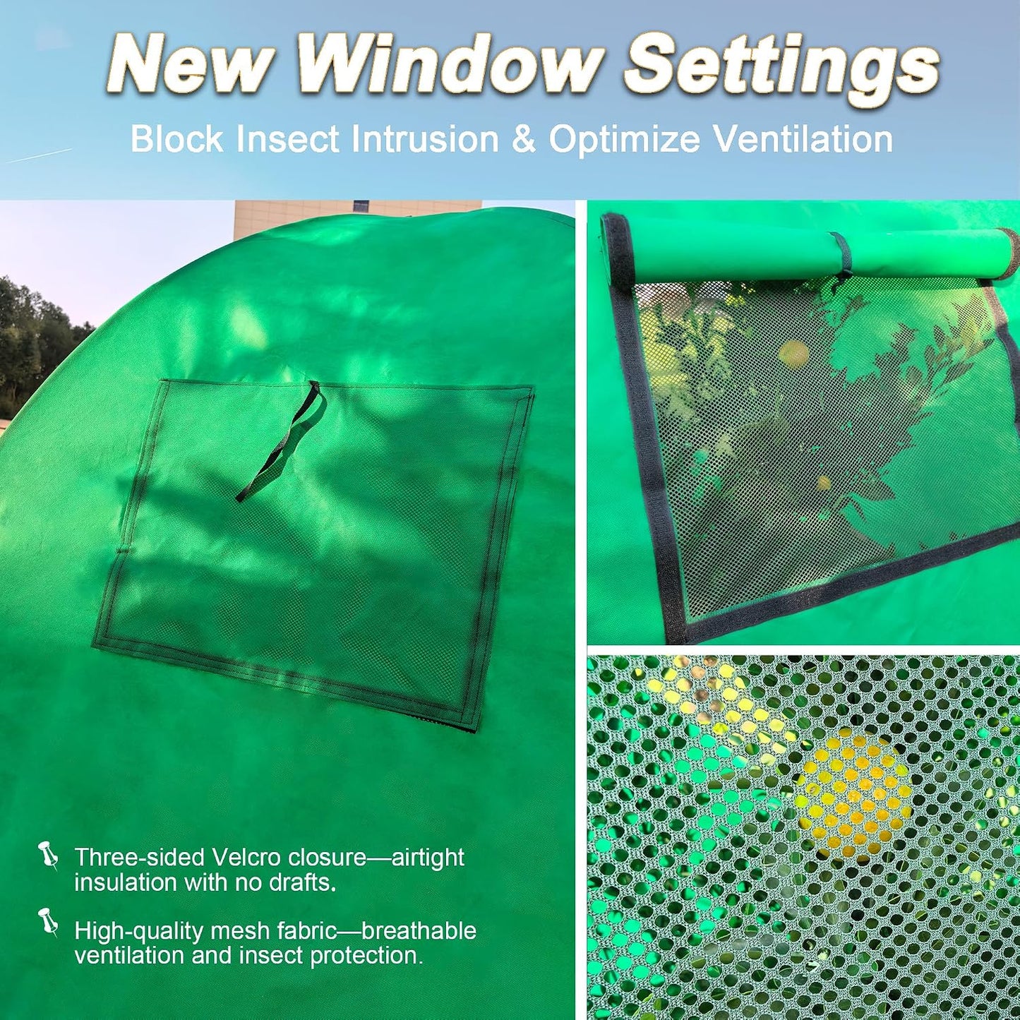 40″*40″*31″ Winter Plant Warm Covers - Raised Bed Cover, Garden Row Accelerator, Warm Tent Freeze Protection Humidity Domes for Germination, Seedling Propagation Protecting Plants from Animals 2 PCS