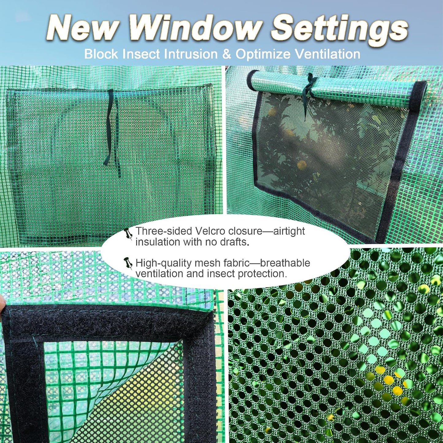40″*40″*31″ Winter Plant Warm Covers - Raised Bed Cover, Garden Row Accelerator, Warm Tent Freeze Protection Humidity Domes for Germination, Seedling Propagation Protecting Plants from Animals 2 PCS