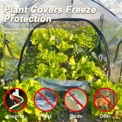 40″*40″*31″ Winter Plant Warm Covers - Raised Bed Cover, Garden Row Accelerator, Warm Tent Freeze Protection Humidity Domes for Germination, Seedling Propagation Protecting Plants from Animals 2 PCS