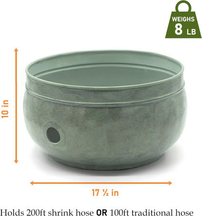 Key West Hose Pot with Lid - Blue Verde by Good Directions