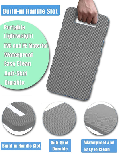 YWSHF 2 PCS Garden Kneeling Pad,Knee Mat Waterproof Foam Knee Pads for Gardening,Cleaning,Baby Bath,Yoga,Praying and Exercise 15.745'' x 7.09'' x 0.79''