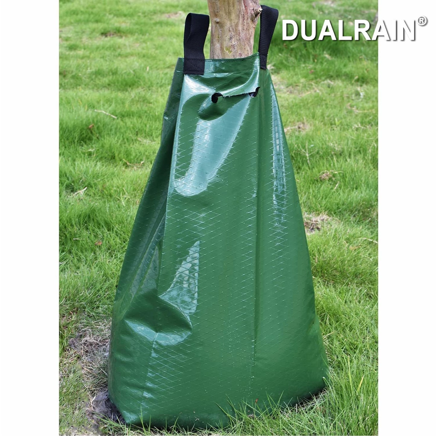 Slow Release PE Tree Watering Bag Ring Bladders Water Deep Automatic Drip Irrigation Drippers Root Waterer Globe Soaker for New Plant Trees Trunk 20 Gallon (1 Pack)