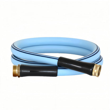 Atlantic Female to Female Heavy Duty Garden Hose 5/8 Inch x 2 ft Black Water Hose Short Connection Leader Hose 2 Foot - Colors A
