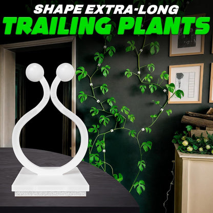 Plant Wall Clips for Climbing Plants 110 Pcs - Pothos Plant Climber Support, Large, Medium, Small Sizes Wall Clips for Support, Strong Self-Adhesive, For Indoor Plants, Cable Management & Plant Holder