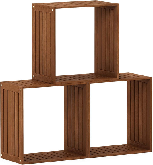 Furinno FG17478 Tioman Outdoor Patio Furniture Hardwood Potting Bench, Natural