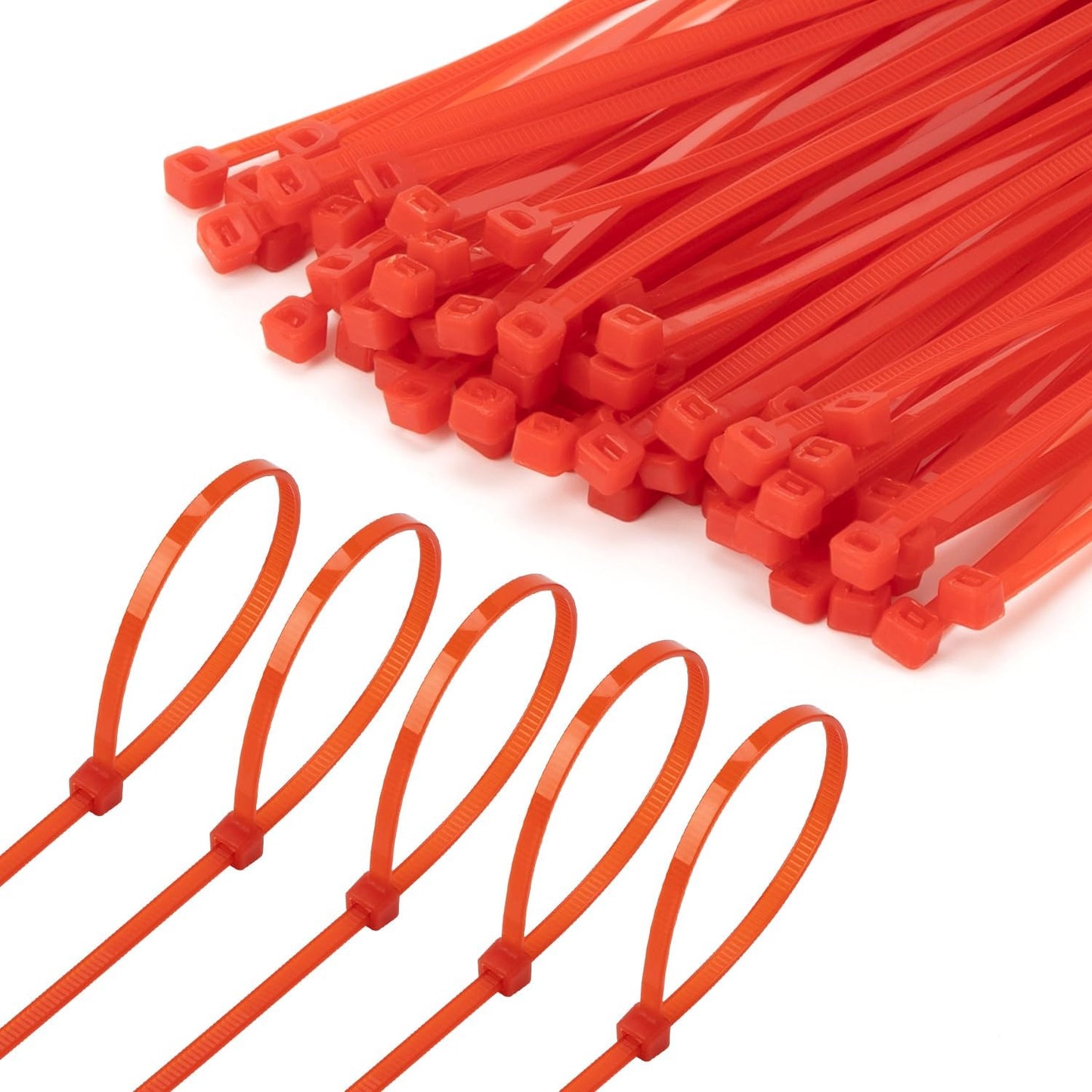 Armpow 8 Inch Garden Green Zip Tie 1000 PCS, 40 Lbs - Small to Medium Zip Tie, Nylon PA66 UV Resistant Cable Tie Heavy Duty for Indoor and Outdoor Use - Ideal for bundling and securing objects