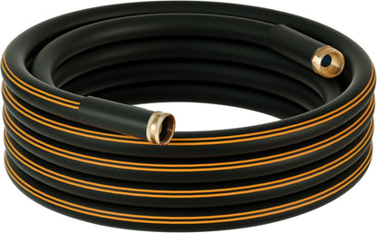 Atlantic Female to Female Heavy Duty Garden Hose 5/8 Inch x 2 ft Black Water Hose Short Connection Leader Hose 2 Foot - Colors A