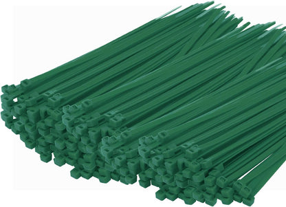 Armpow 8 Inch Garden Green Zip Tie 1000 PCS, 40 Lbs - Small to Medium Zip Tie, Nylon PA66 UV Resistant Cable Tie Heavy Duty for Indoor and Outdoor Use - Ideal for bundling and securing objects