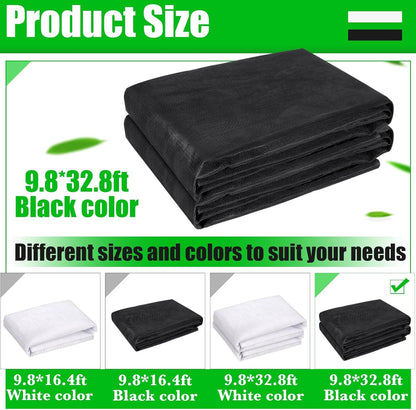 Heavy-Duty Garden Mesh Netting 9.8 x 16.4ft – Upgraded Strong Plant Protection Screen, Reusable Pest & Bird Barrier, Breathable Shade Mesh Cover for Vegetables, Fruits & Flower Beds