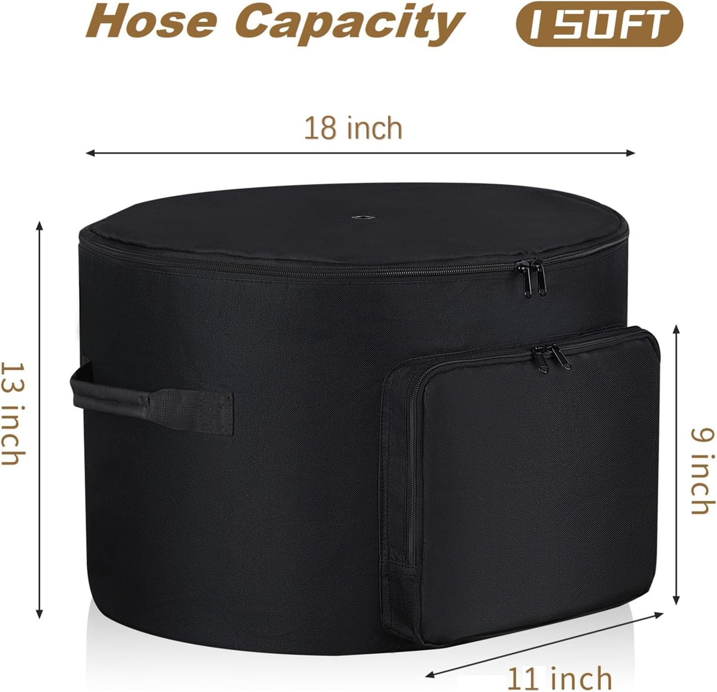 Garden Hose Holder storage bag, Hose pot protection bag, Storage bag for Garden tools, RV Hose Storage Bag, water hose holders bag for outside or inside, Storage bag for garage, warehouse
