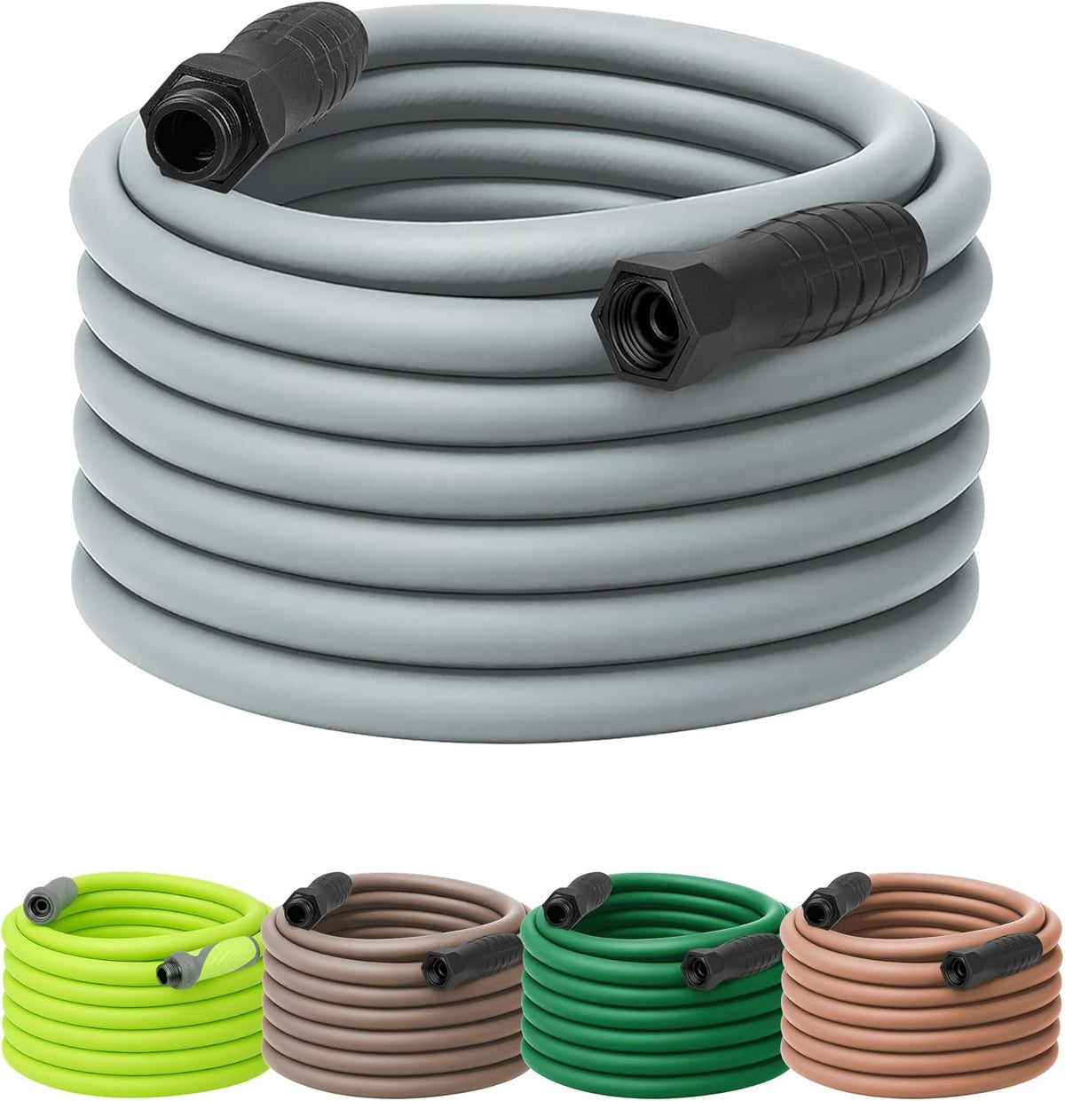 Flexzilla Garden Hose 5/8 in. x 50 ft., Lightweight All-Weather Water Hose, Durable and Flexible, Leak-Free Connections