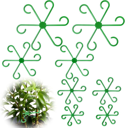 8pcs Plant Stem Support, Plant Support for Indoor Plants, 4 Sizes Climbing Houseplant Stem Holders, Reusable Plant Stabilizer, Indoor Plants Accessories