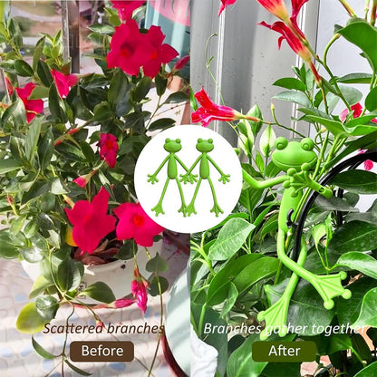 (5Pcs) Frog Plant Stand, Frog Plant Holder, Flower Pot Hugger Plant Climbing Fixture Clips, Cute & Stable Support, Make Your Plants Stand More Upright, For Indoor, Outdoor