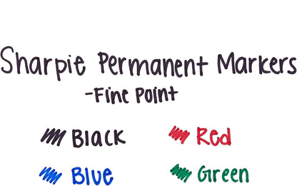 Sharpie Extreme Permanent Markers, Fine Point, Black, 4 Count - Fade Resistant Against Both Wet and Dry Outdoor Elements