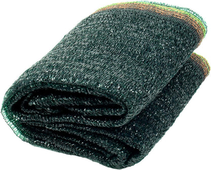 Cool Area 55% 6.5x10ft Sunblock Shade Cloth Cover Mesh UV Resistant Net for Garden Flower Plant Greenhouse, Black