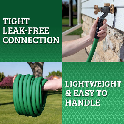 Flexzilla Garden Hose 5/8 in. x 50 ft., Lightweight All-Weather Water Hose, Durable and Flexible, Leak-Free Connections